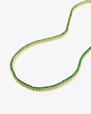 NOT YOUR BASIC TENNIS NECKLACE 18"