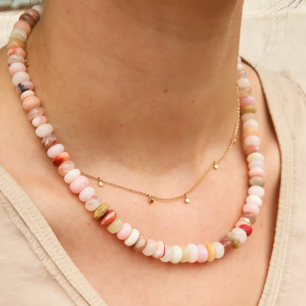 JOOR 10K CANDY GEM NECKLACE IN DESERT