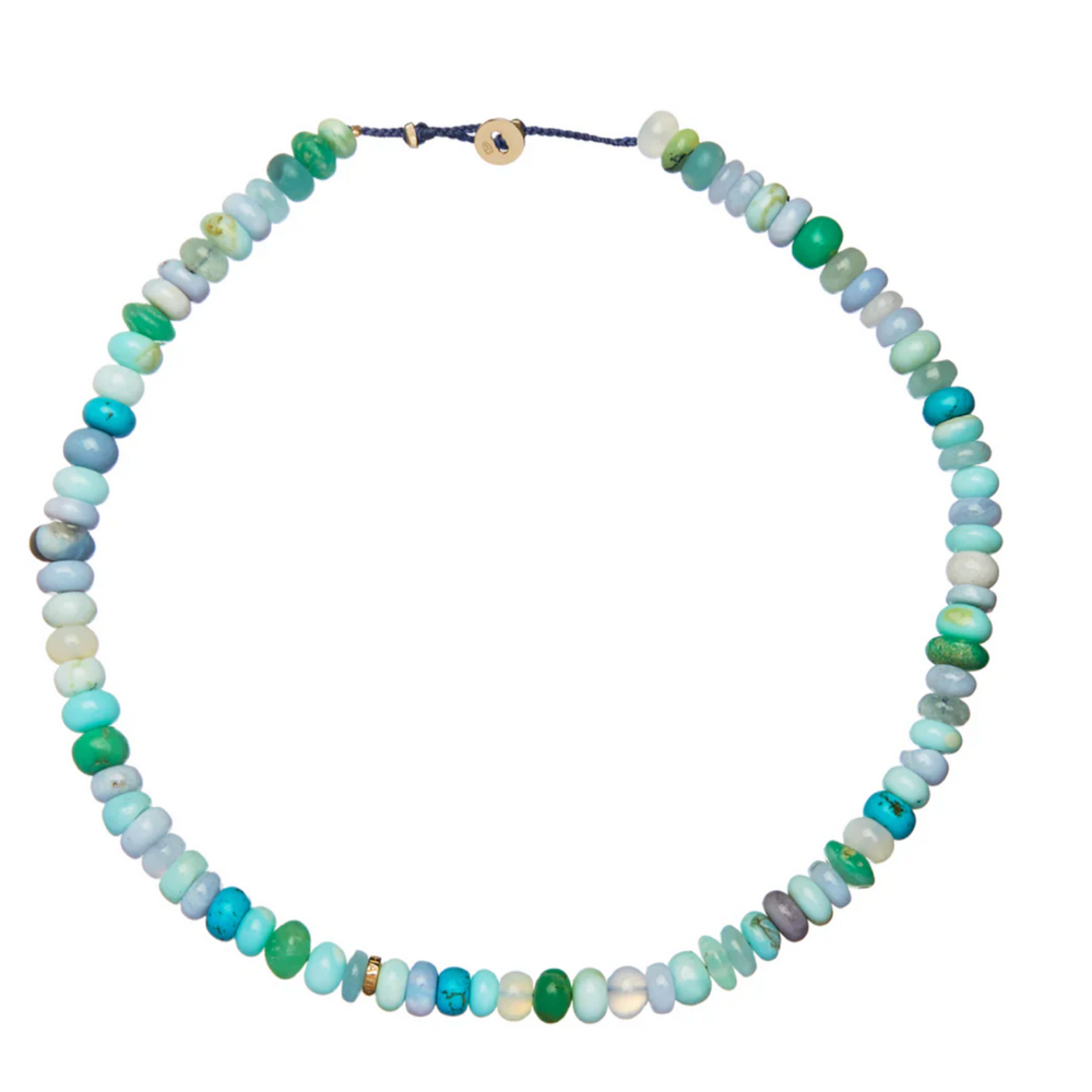 JOOR 10K CANDY GEM NECKLACE IN OCEAN