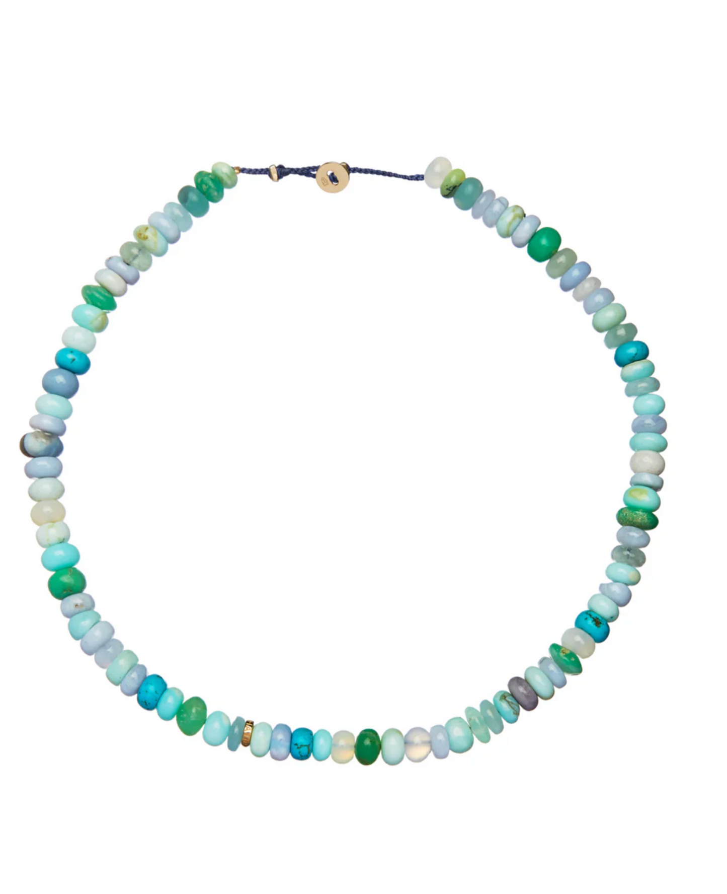 JOOR 10K CANDY GEM NECKLACE IN OCEAN