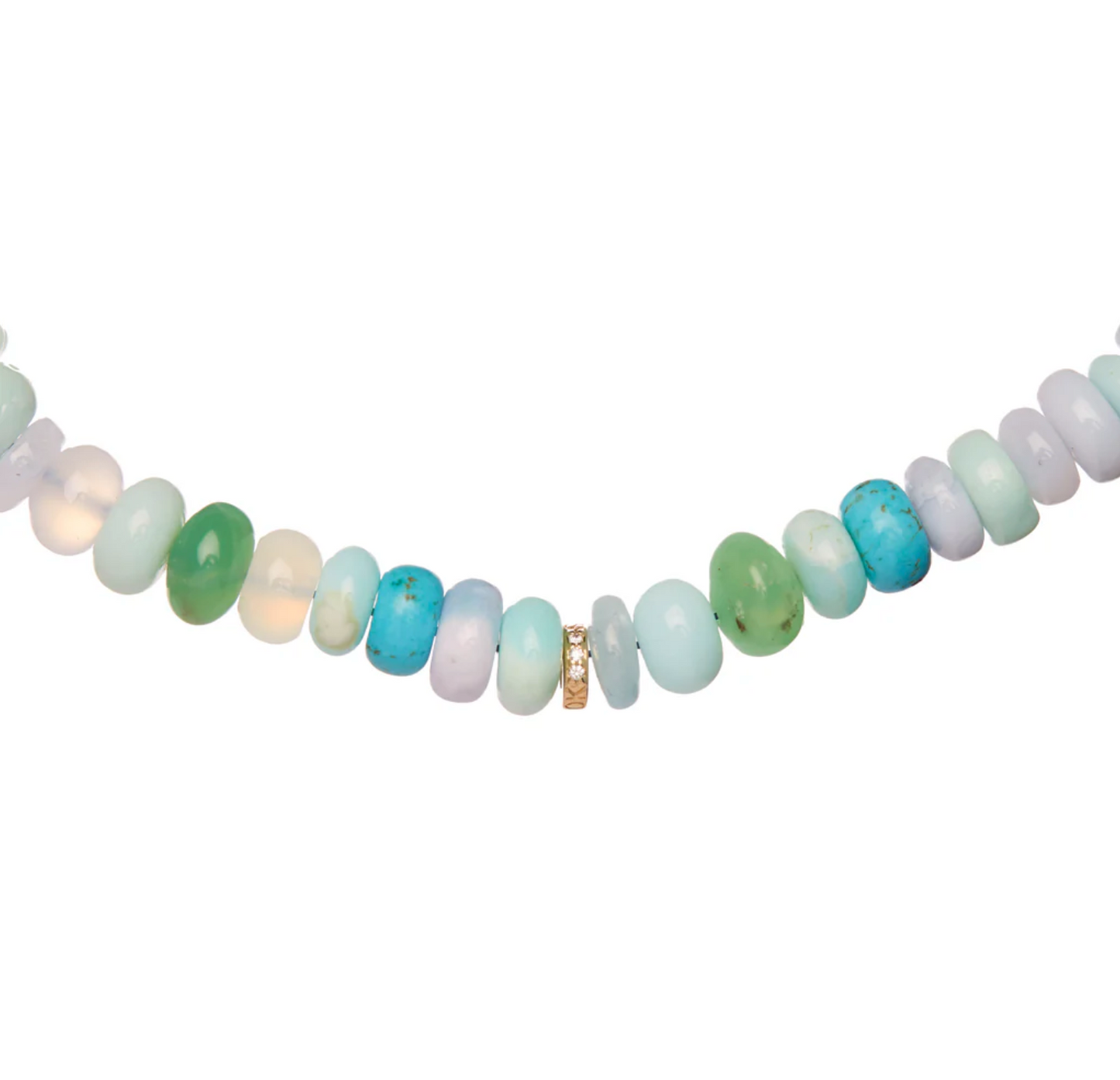 JOOR 10K CANDY GEM NECKLACE IN OCEAN