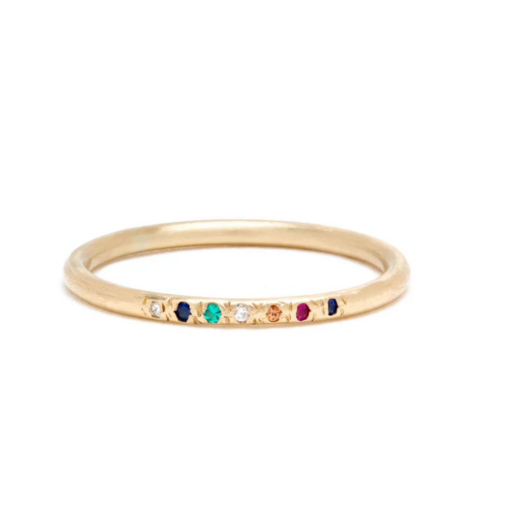 CLASSIC RAINBOW GEMS STACK BAND