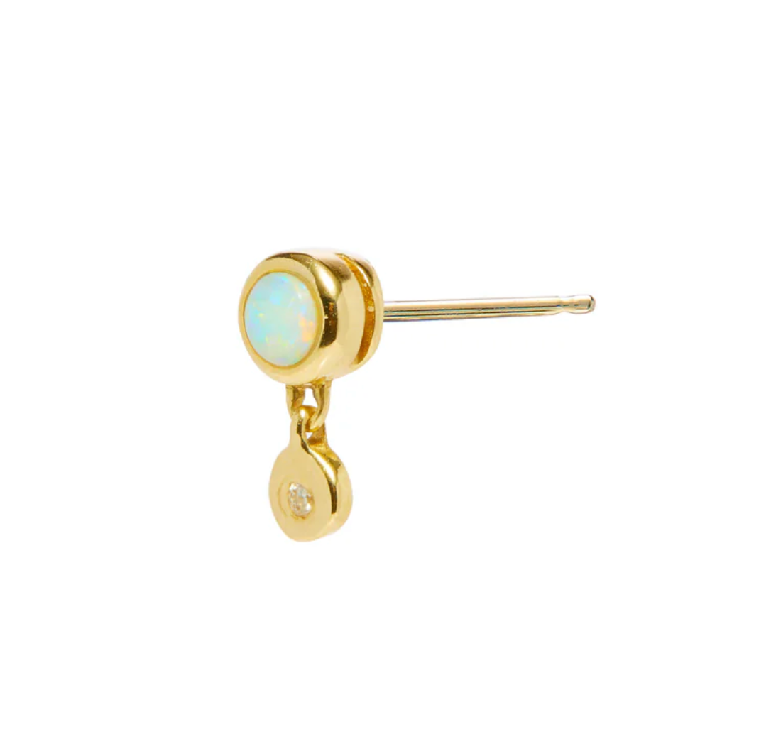 OPAL BEZEL STUD