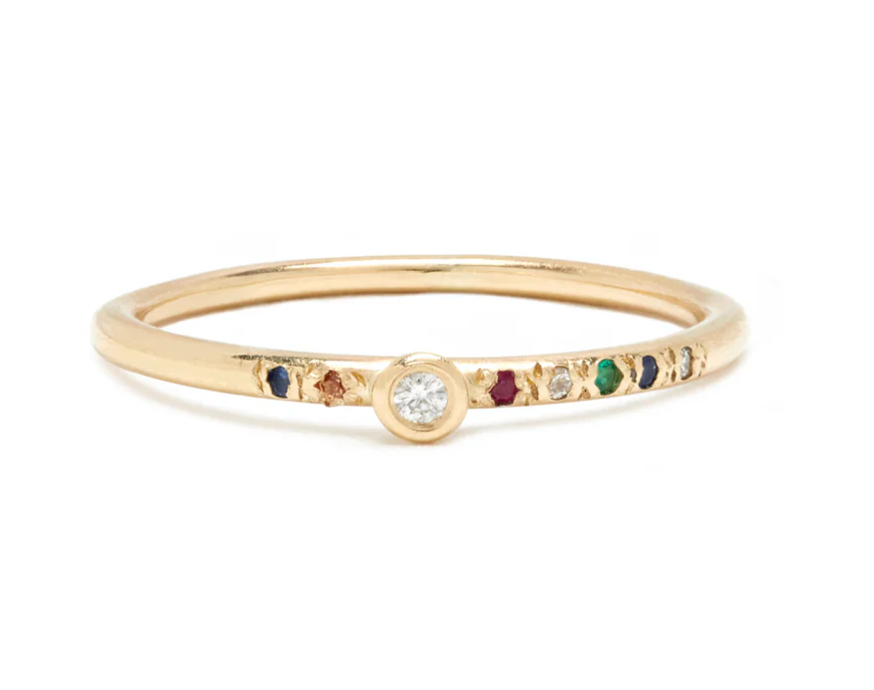 DIAMOND DOT RAINBOW GEMS STACK BAND