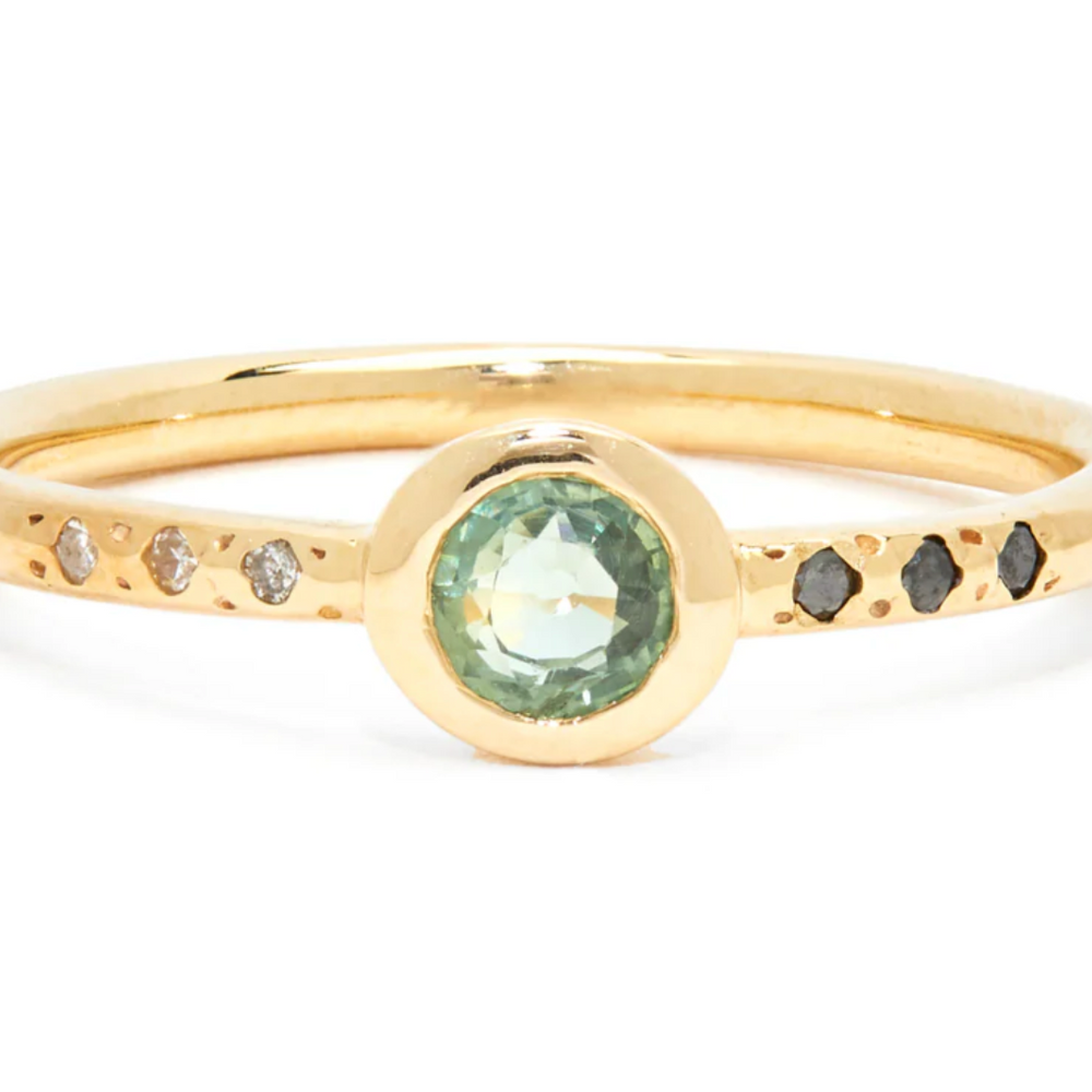 MIDDAY GREEN SAPPHIRE RING