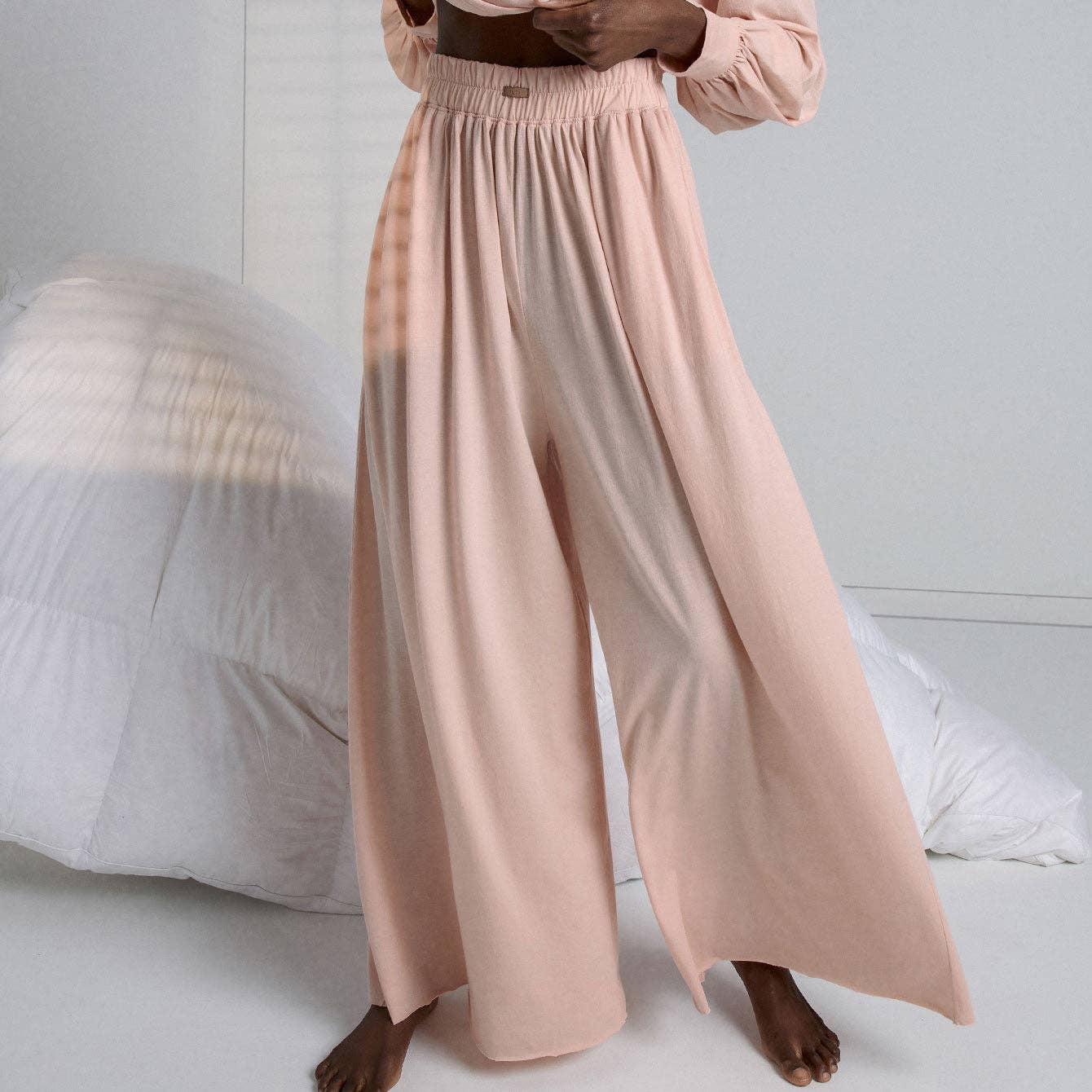 ORGANIC PIMA WIDE LEG PANT